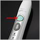 sonicare toothbrush button stuck