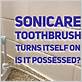 sonicare toothbrush won't turn off