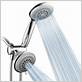 stainless steel shower head with handheld