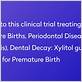 studies showing gum disease related to preterm birth