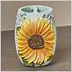 sunflower toothbrush holder