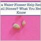 tonsil stone water floss