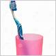 toothbrush and cup