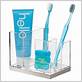 toothbrush and dental floss organizer