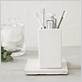 toothbrush holder white ceramic