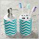 turquoise toothbrush holder