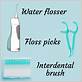 types of dental floss picks