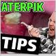 use waterpik to remove tonsil stones