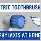 using prophy paste with electric toothbrush