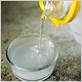 vinegar and water mixture