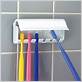 wall mounted covered toothbrush holder