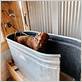 wash dog in tub