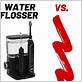 water flosser vs string flossing