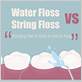 water flossing vs normal flossing
