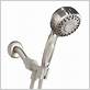 waterpik 5-mode powerspray+ hand held shower head brushed nickel trs-559