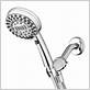 waterpik 6-spray single wall mount adjustable handheld shower head