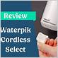 waterpik blinking light