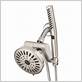 waterpik body wand spa shower head system with anywhere bracket