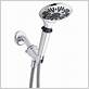 waterpik easy select 5 spray hand shower in chrome