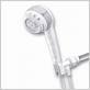 waterpik linea powerspray+ slide bar 12 function handheld showerhead chrome