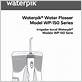 waterpik model wp-150 152 user manual