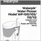 waterpik owners manual