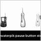 waterpik pause button sticks