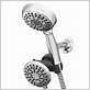 waterpik powerspray tm dual shower head chrome