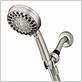 waterpik shower head in brushed nickel costco