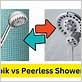 waterpik vs peerless shower head
