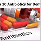 what antibiotics treat gum disease