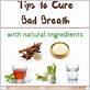 what to do against bad breath