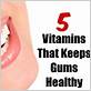 what vitamins help with gum disease