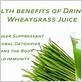 wheatgrass juice gargle cure gum disease