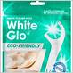 white glo dental flosser picks