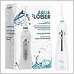 white water flosser with 4 tips & travel pouch