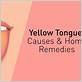 why is my tongue yellowish after using electric toothbrush