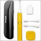 yellow electric toothbrush